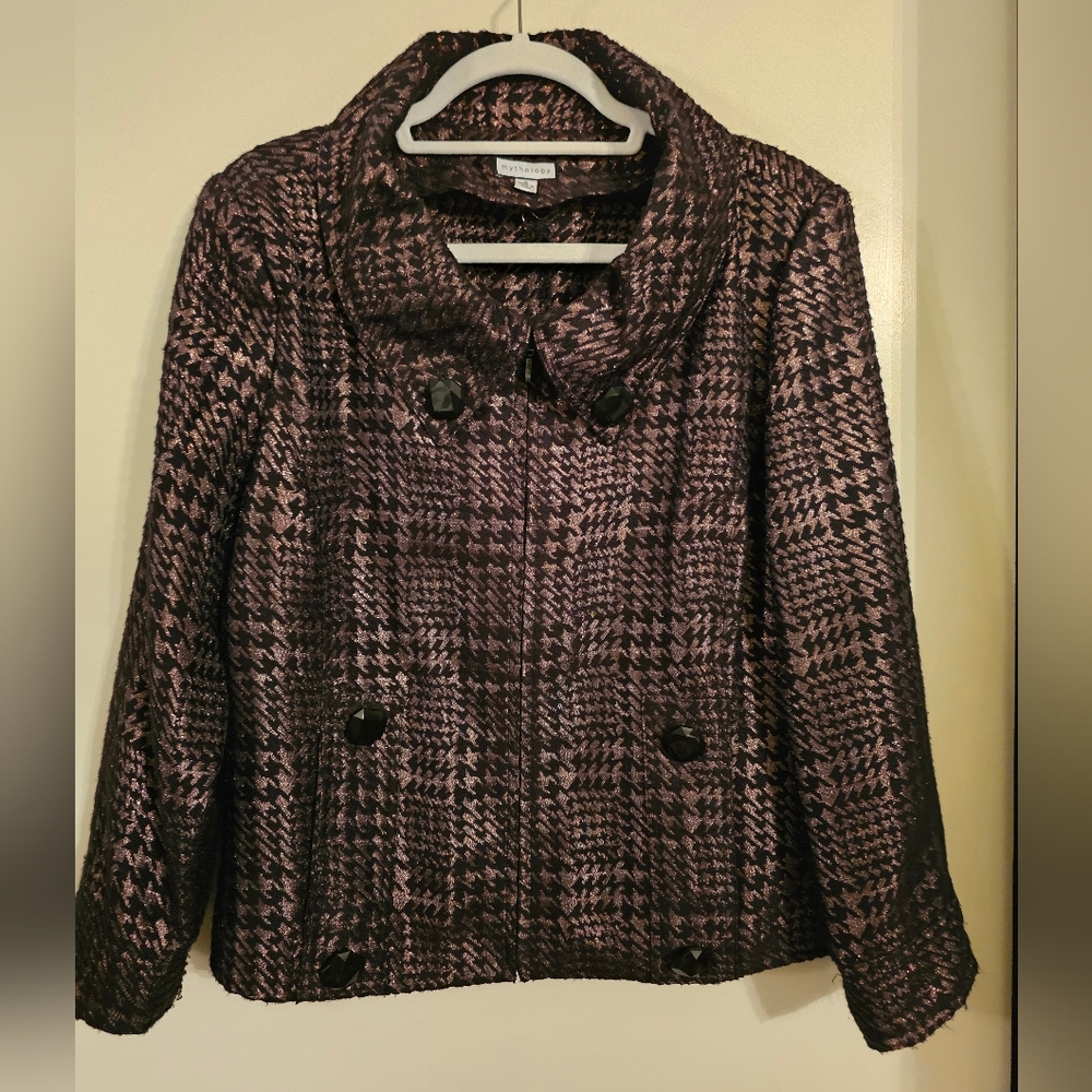 Mythology Black and Brown Short Jacket